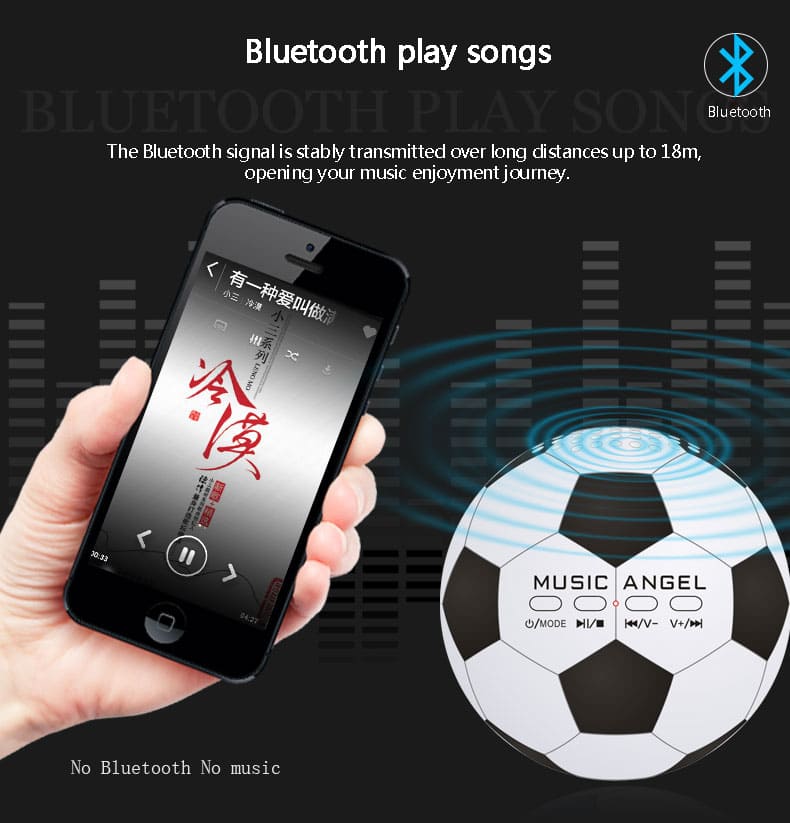 Міні-шарыкавы дынамік Bluetooth для ПК або мабільнага тэлефона