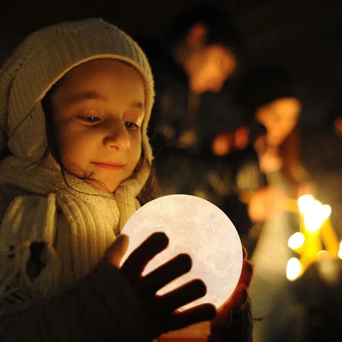 начнік moon 3d led light - лямпа начніка